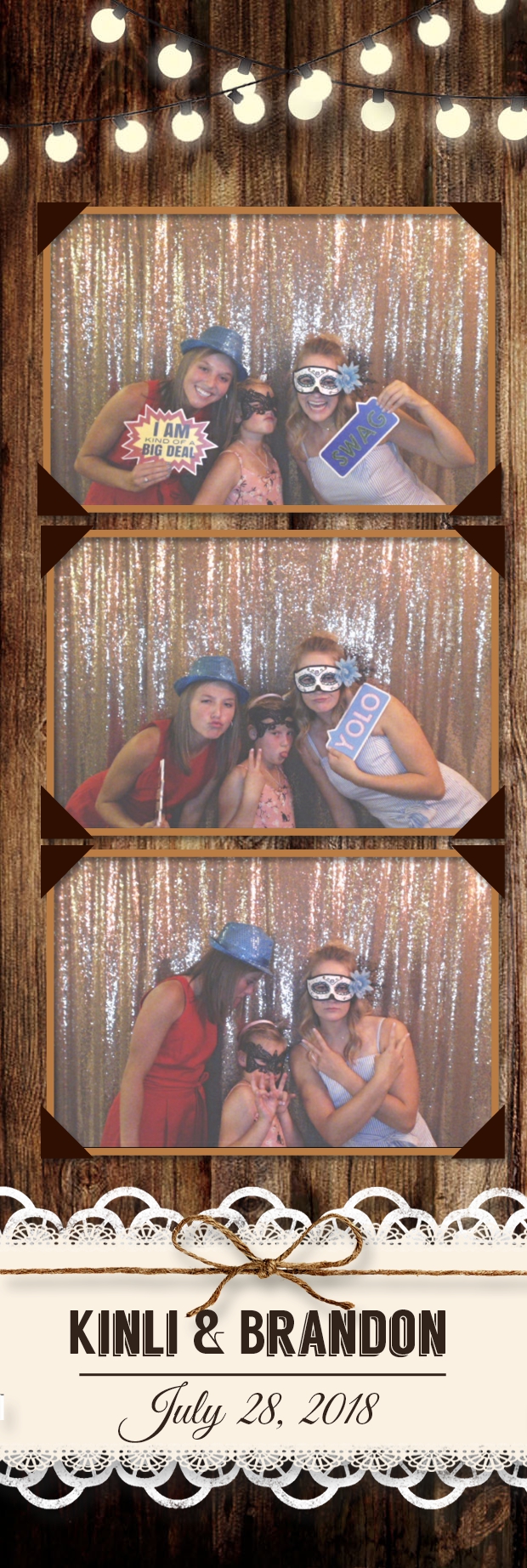 Kinli and Brandon's Wedding | View more photos from the event at gallery.photoboothbillings.com/u/PhotoBoothBillings/Kinli-and-Brandons-Wedding